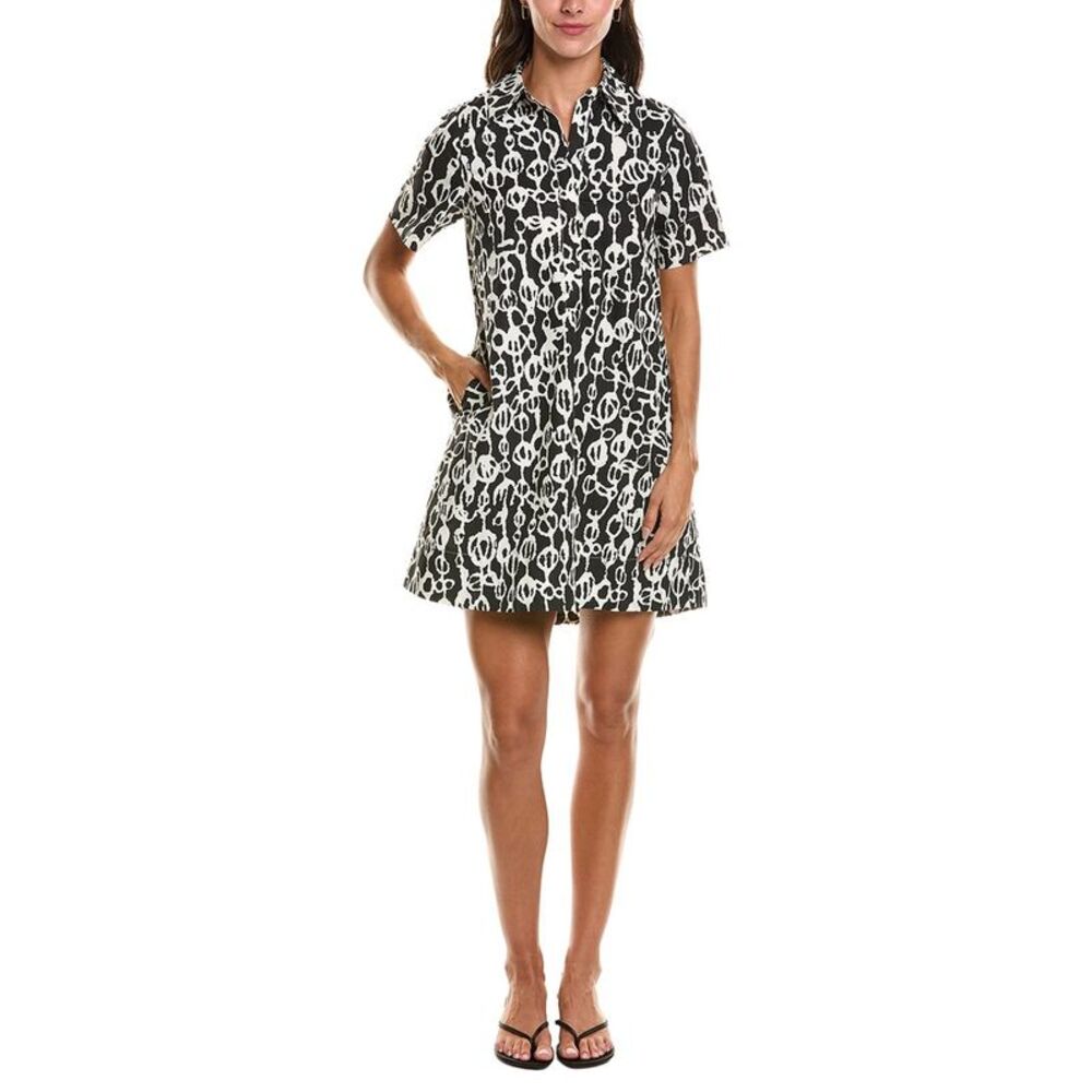 Duffield Lane Womens Enid Mini Dress, Black